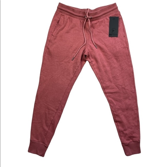 90 DEGREE BY REFLEX STONE WASHED JOGGERS IN ORANGE FIRE - NWT! - Picture 3 of 6